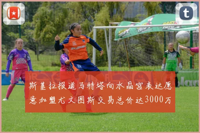 斯基拉报道马特塔向水晶宫表达愿意加盟尤文图斯交易总价达3000万欧元